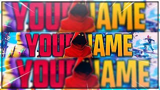 Fortnite Cloaked Shadow Themed Banner Template!