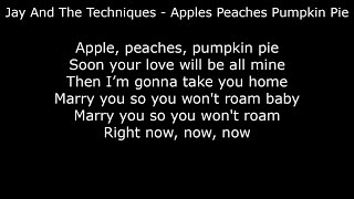 Northern Soul - Jay And The Techniques - Apples, Peaches, Pumpkin Pie - With Lyrics