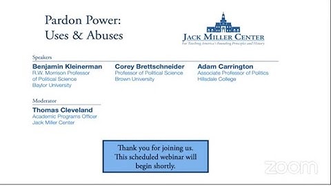 The Pardon Power: Uses and Abuses