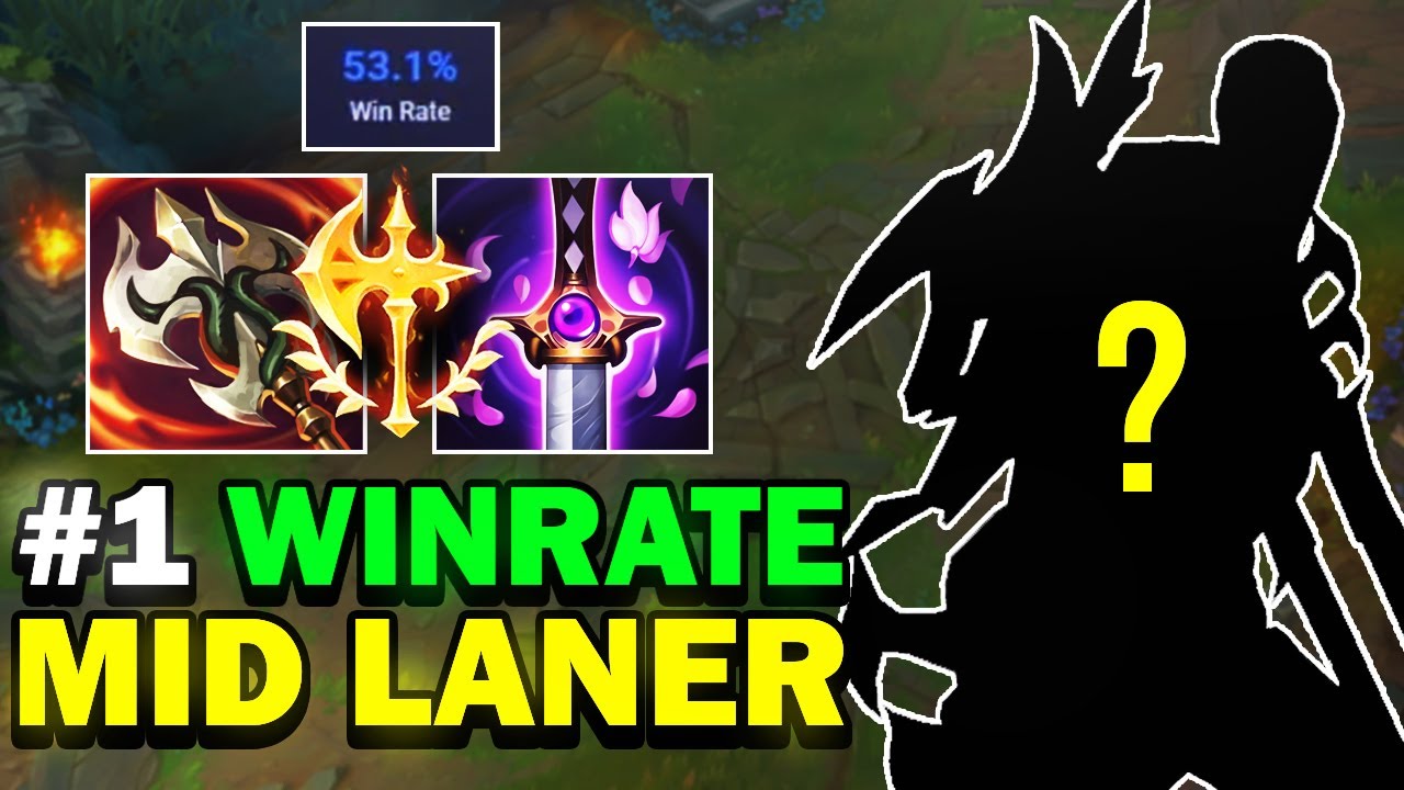 This champion is now the 1 WINRATE Best Mid Laner for Season 13.. here