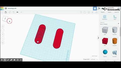 TinkerCAD Keychain Step 5