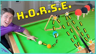 POOL TRICK SHOT H.O.R.S.E.!