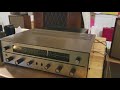 Lafayette la230 tube stereo receiver demo