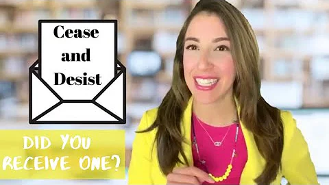 TRADEMARK INFRINGEMENT:CEASE and DESIST TEMPLATE: (What did I do 🙀) Trademark Lawyer Marcella