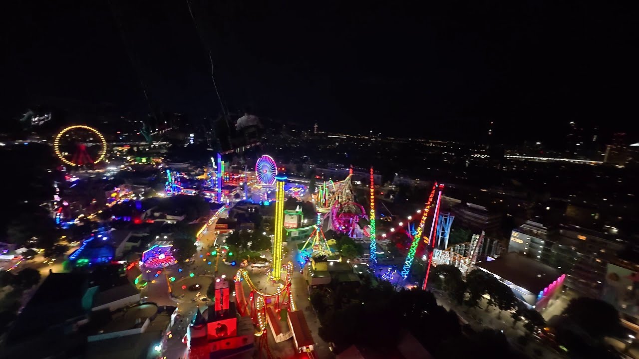 Funtime 117m StarFlyer Praterturm Prater Wien Vienna 2025 POV Onride Night