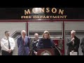Live in Monson: Announcing $1M to renovate and expand the Monson Fire Station.
