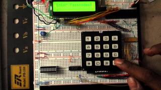 Keypad interfacing LCD (demo)