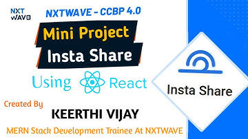 How to do InstaShare Mini Project in NXTWAVE | How to do Insta share mini project