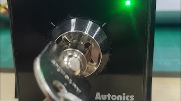 Autonics :The safety key selector switch.