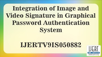 Integration of Image and Video Signature in Graphical Password Authentication System