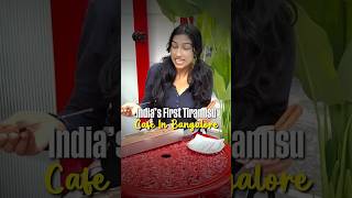 India's First Tiramisu Cafe In Bengaluru | Curly Tales #shorts