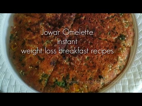 Jowar omelette - Instant weight loss breakfast recipe - jowar / sorghum/ millet recipe | Healthy and Tasty channel