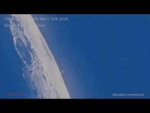 Video Analysis of UFOs Near the Moon