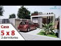 Casa 5x8 metros Tiny house idea