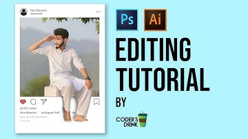 How to Create 3D instagram photo Frame Effect | Photoshop Tutorial