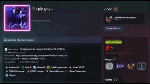 Scammer Video of Fake Ban