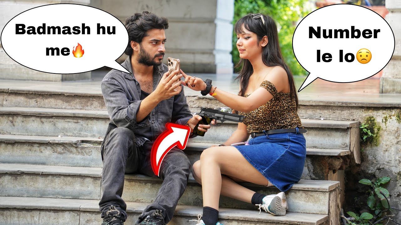 Badmash Getting Girl's Number😎 Gone Wrong😱