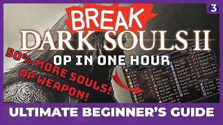 OP IN ONE HOUR - Dark Souls 2 Scholar of the First Sin Ultimate Beginner's Guide - Rapier is OP
