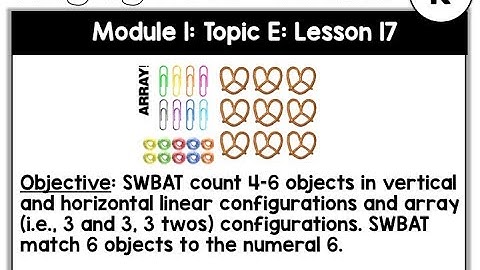 Engage NY: Kindergarten: Module 1: Lesson 17