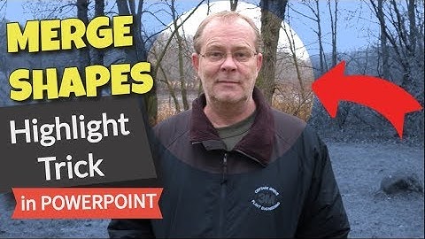 Merge Shapes Trick in PowerPoint