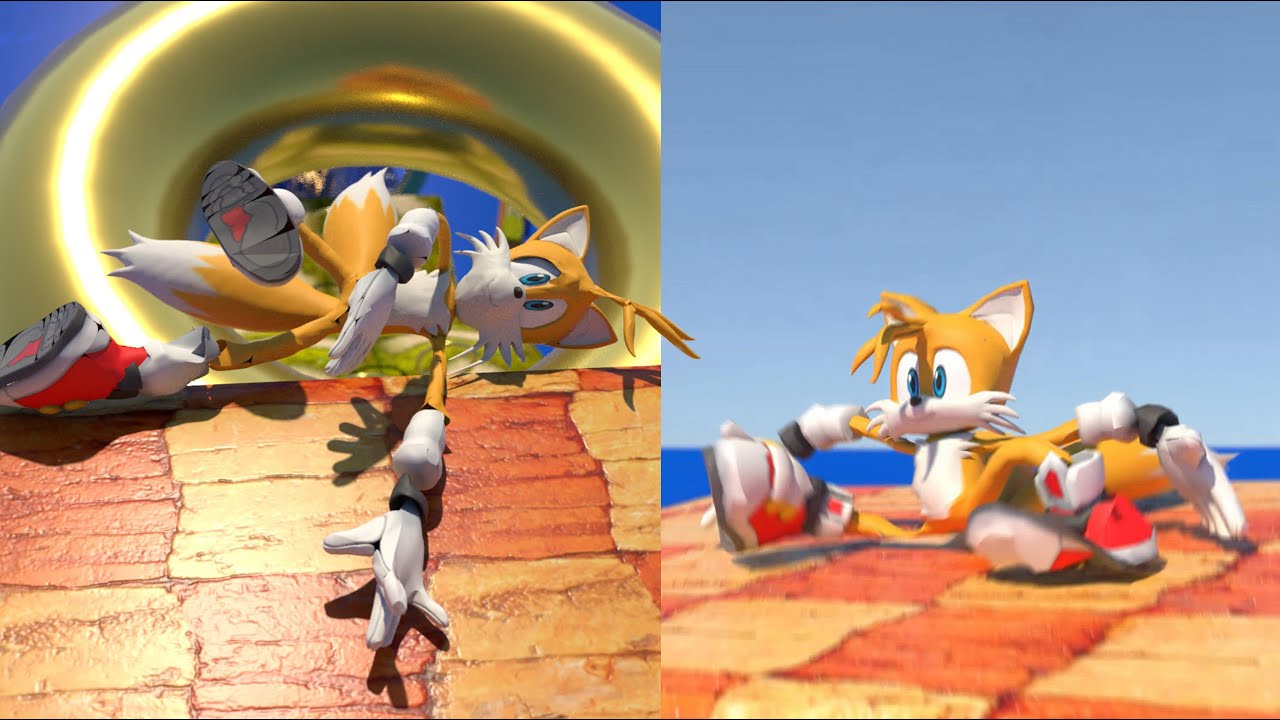 Tails went into the wrong special stage - [Softbody Simulation]. Jelly Tails