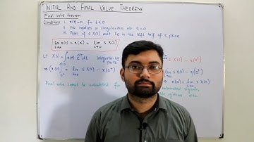 Initial value theorem & Final value theorem