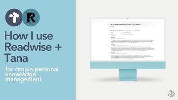 How I use Readwise and Tana for PKM