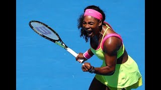 Serena Williams vs Garbine Muguruza AO 2015 Highlights