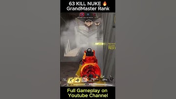 63 kill Grandmaster Nuke 6 #codm #cod #callofduty #rankednuke #codmobile