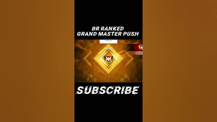 NEW SEASON BR RANKED GRANDMASTER PUSH FREE FIRE INDIA SHORT VIDEO #shorts #video
