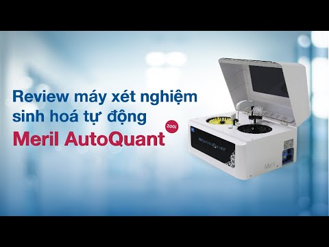 Review máy xét nghiệm sinh hóa tự động Meril Autoquant 200i