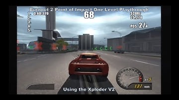 Burnout 2 Point of Impact One Level Playthrough using the Ps2 Xploder V2 :D #Playstation #Sony #Ps2