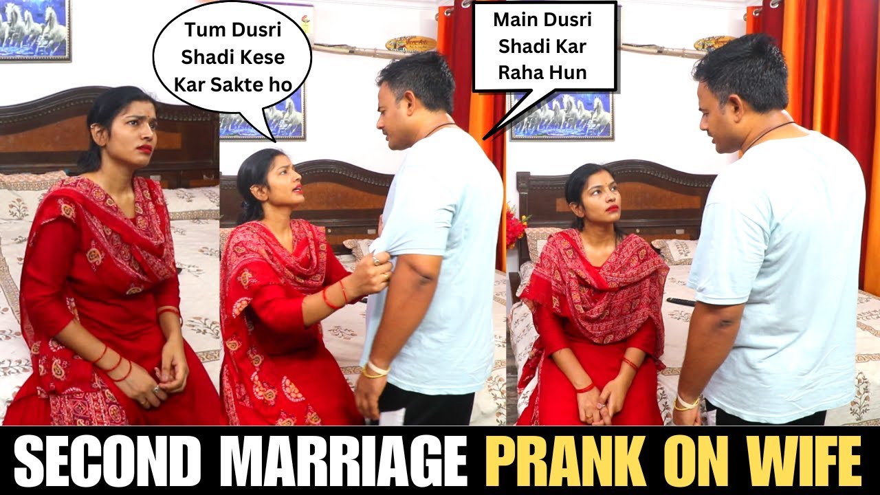 Second Marriage Prank On Wife || Prank On Wife Crying In India || Prank Video New 2024