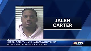 Hardin County man charged with trying to kill West Point police officer