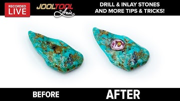 Drilling Stones & Beads + Inlay Work on the JOOLTOOL - LIVE with Anie
