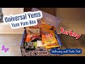 Turkey UNIVERSAL YUMS Subscription Box Unboxing & Taste Test | May 2021 Yum-Yum Box #Leighshome