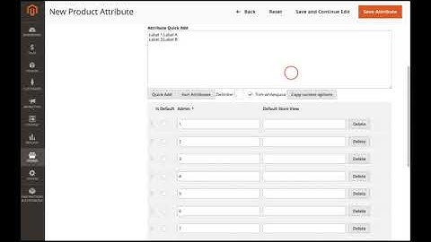Attribute Quick Add for Magento 2