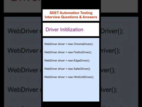 SELENIUM : WebDriver