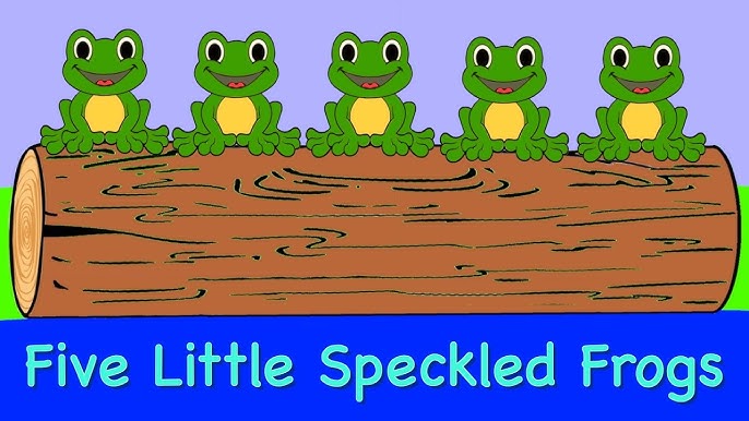 Five Little Speckled Frogs | COUNTING SONG | NURSERY RHYME @rainbowrabbitsongs #rainbowrabbitsongs