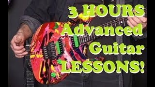 3 HOURS GUITAR LESSONS Ultimate Rock Guitar Complete Method Beginner to Advanced