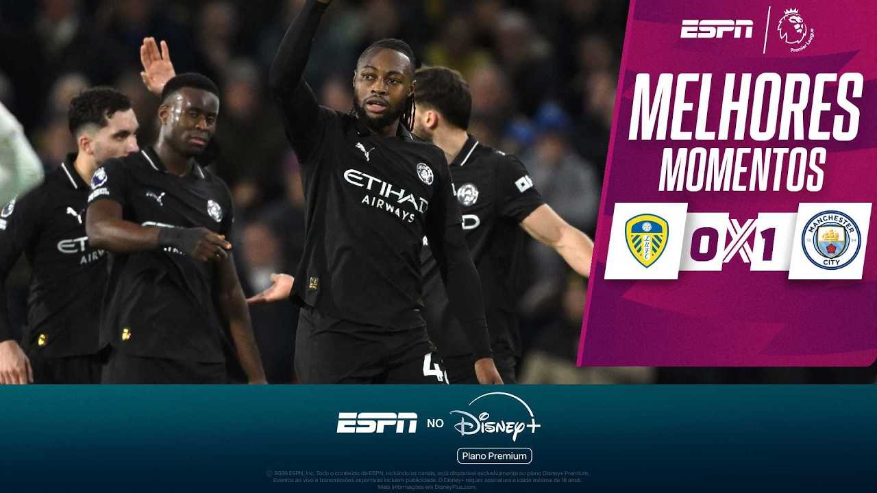 NA COLA DO ARSENAL! CITY VENCE O LEEDS COM GOL DE SEMENYO E SEGUE NA BRIGA NA PREMIER LEAGUE