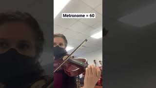 Twinkle Advanced Harmony - violin (quarter note = 60)