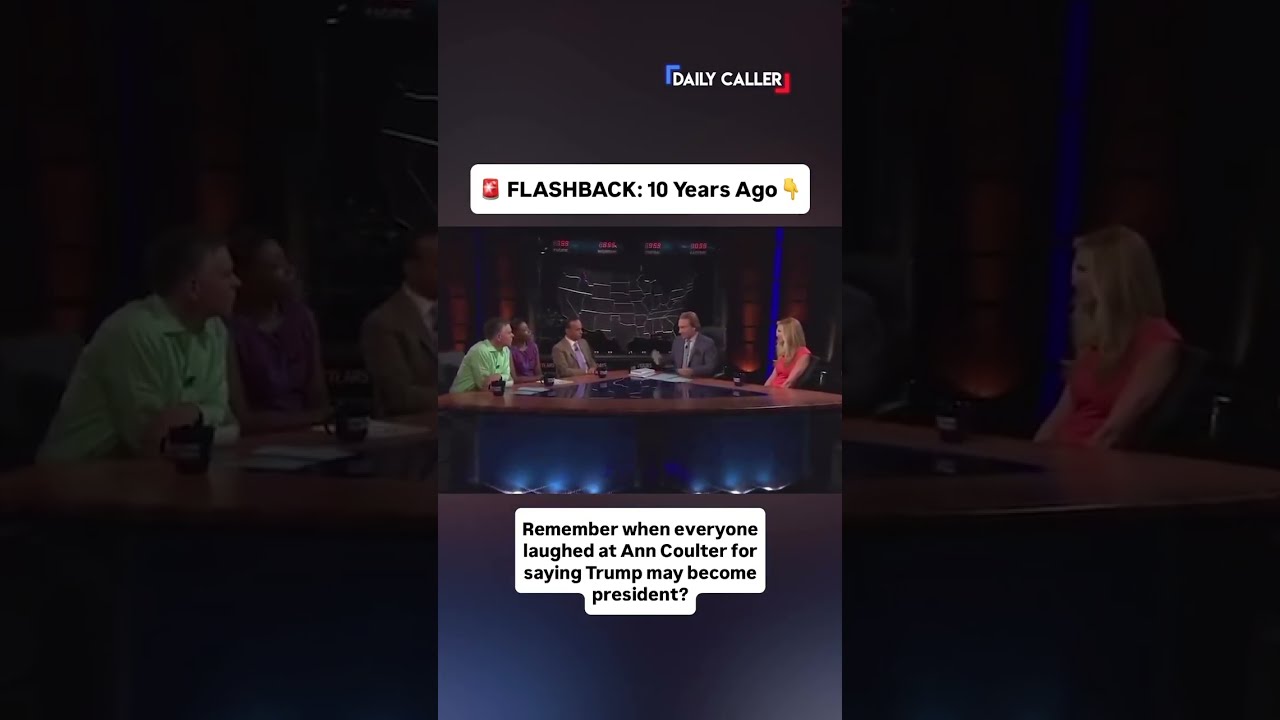 FLASHBACK Ann Coulter Gets LAUGHED AT For Saying Trump May Become President