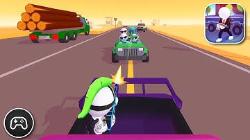 Rage Road: Car Shooting Game - Gameplay Walkthrough Part 10 - Game Levels To Play (iOS, Android)