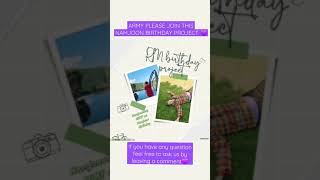 Namjoon Birthday Project 2021 Link Video In Pinned Comment Rm Birthday Namjooning With Joon