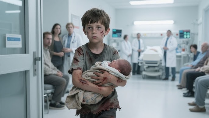 A bruised 7 year old boy walked into the ER carrying his 𝑏𝑎𝑏𝑦 sister—and  what he said broke hear - YouTube