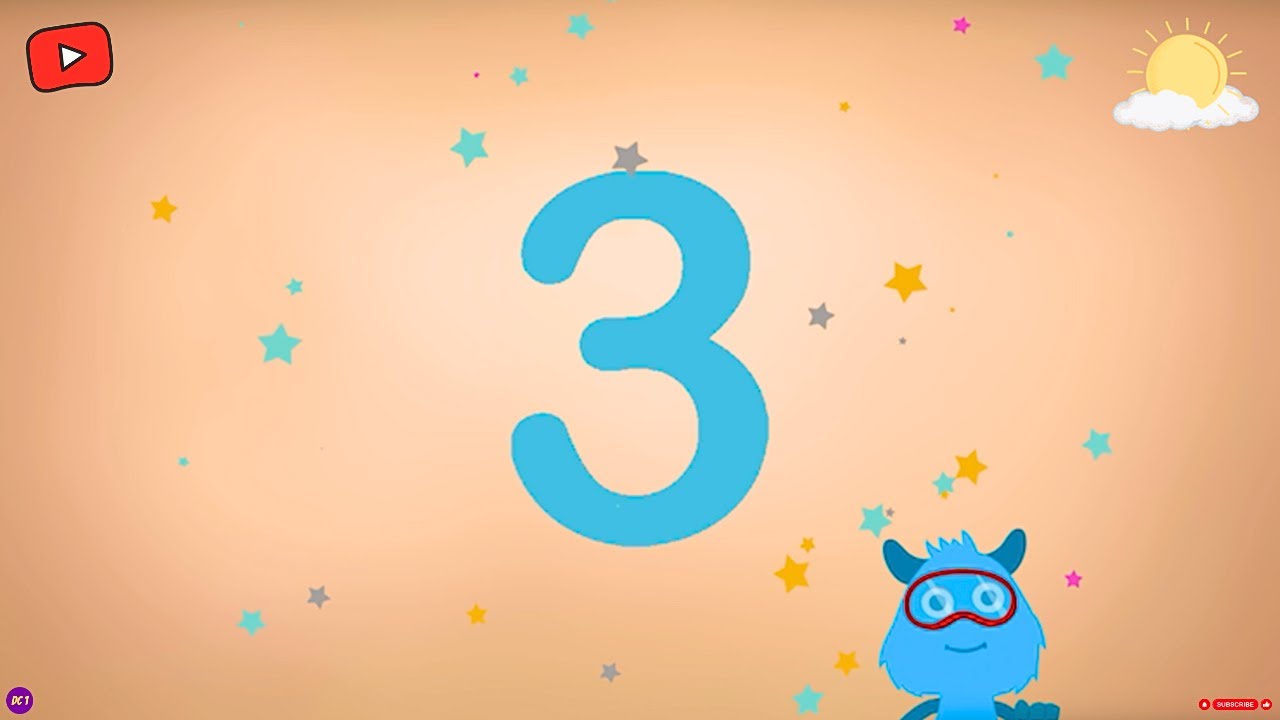 Meet Number 3 | Explore the World of Numbers | Tracing & Phonics - YouTube
