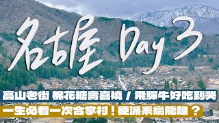 【日本名古屋自由行Day3】一日漫遊高山老街&合掌村推嗎？棉花糖壽喜燒好吃？必吃超綿密雪國布丁！飛驒牛直接上天堂！沒有雪景的合掌村依舊很美！傳說中的水布丁終於吃到了！激推咖哩煮超粗烏龍麵！｜雙人徐✌️