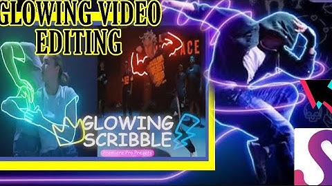 How to make Glowing Scribble video on Phone | Glowing Online Scribble Effect in Scribbl | Open Tech|