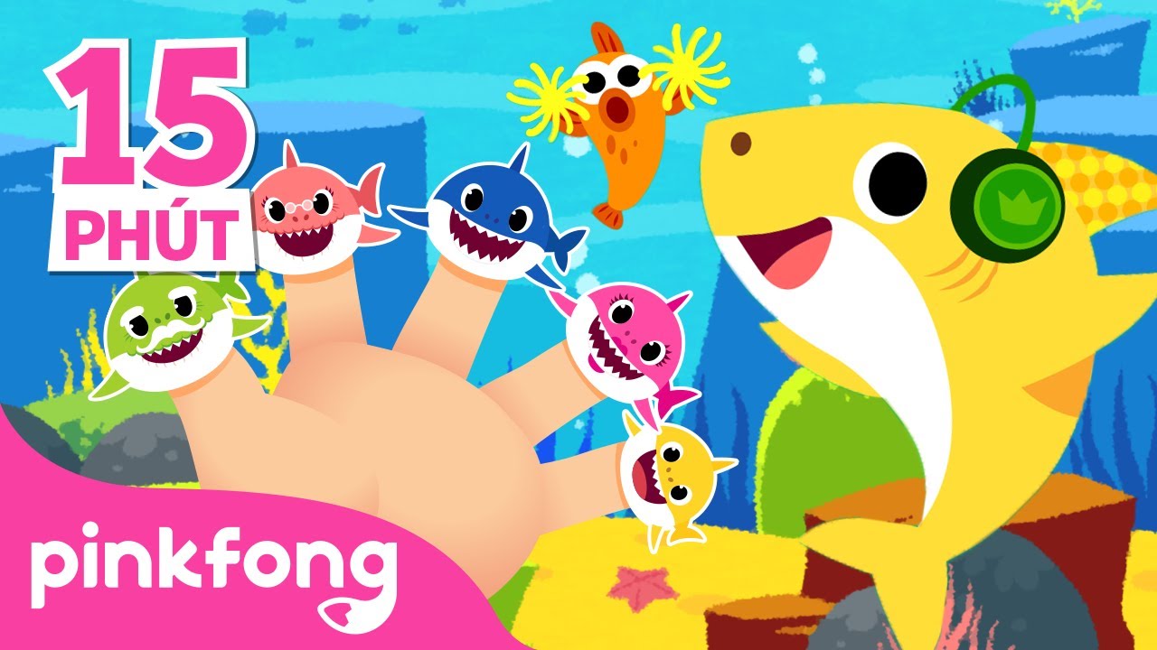 Hát cùng Gia đình Cá mập loại 1 | + Tuyển tập | Cá Mập Con Baby Shark | Pinkfong! - Nhạc thiếu nhi